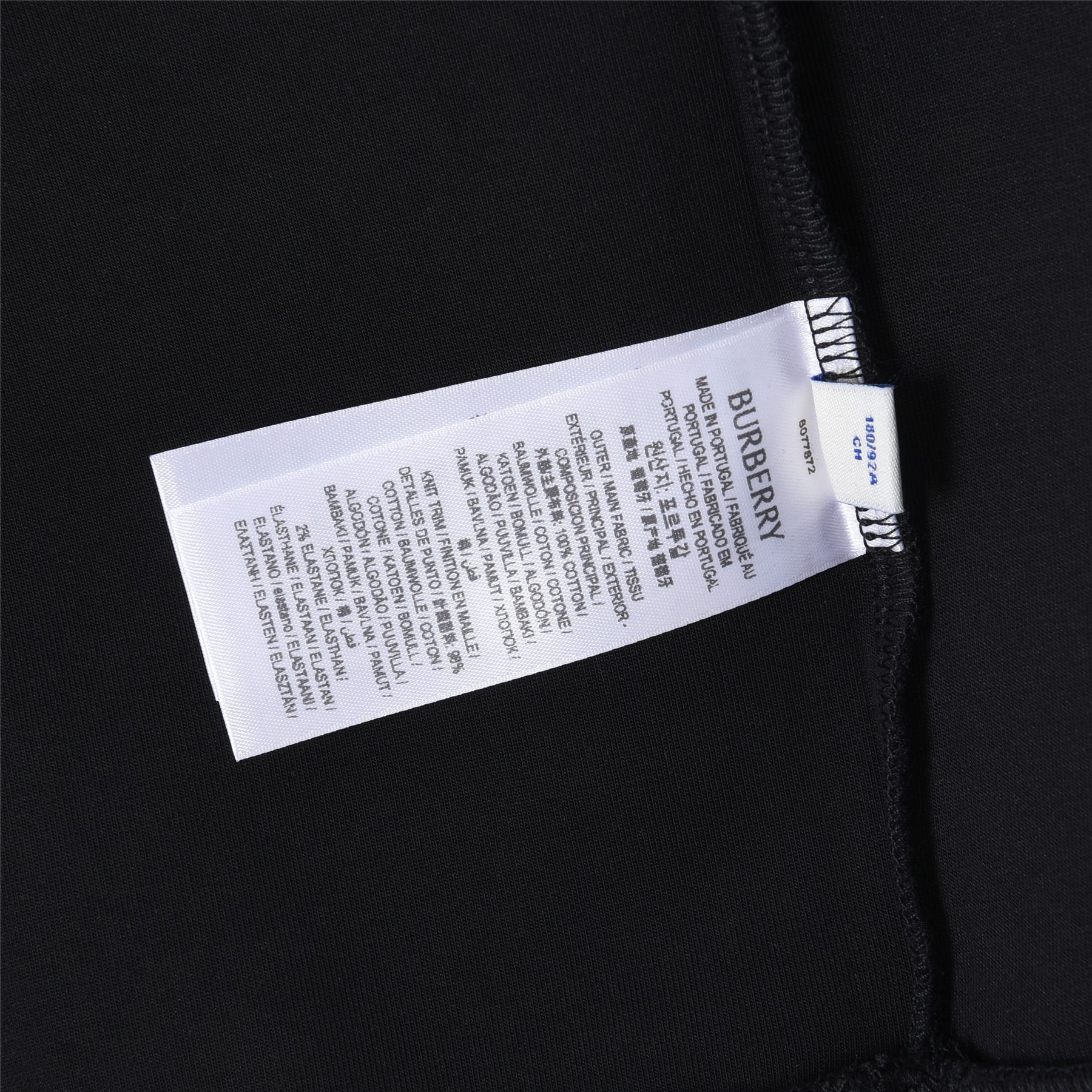 Burb*rry 26SS Vintage Logo Check Panel Crewneck Sweatshirt