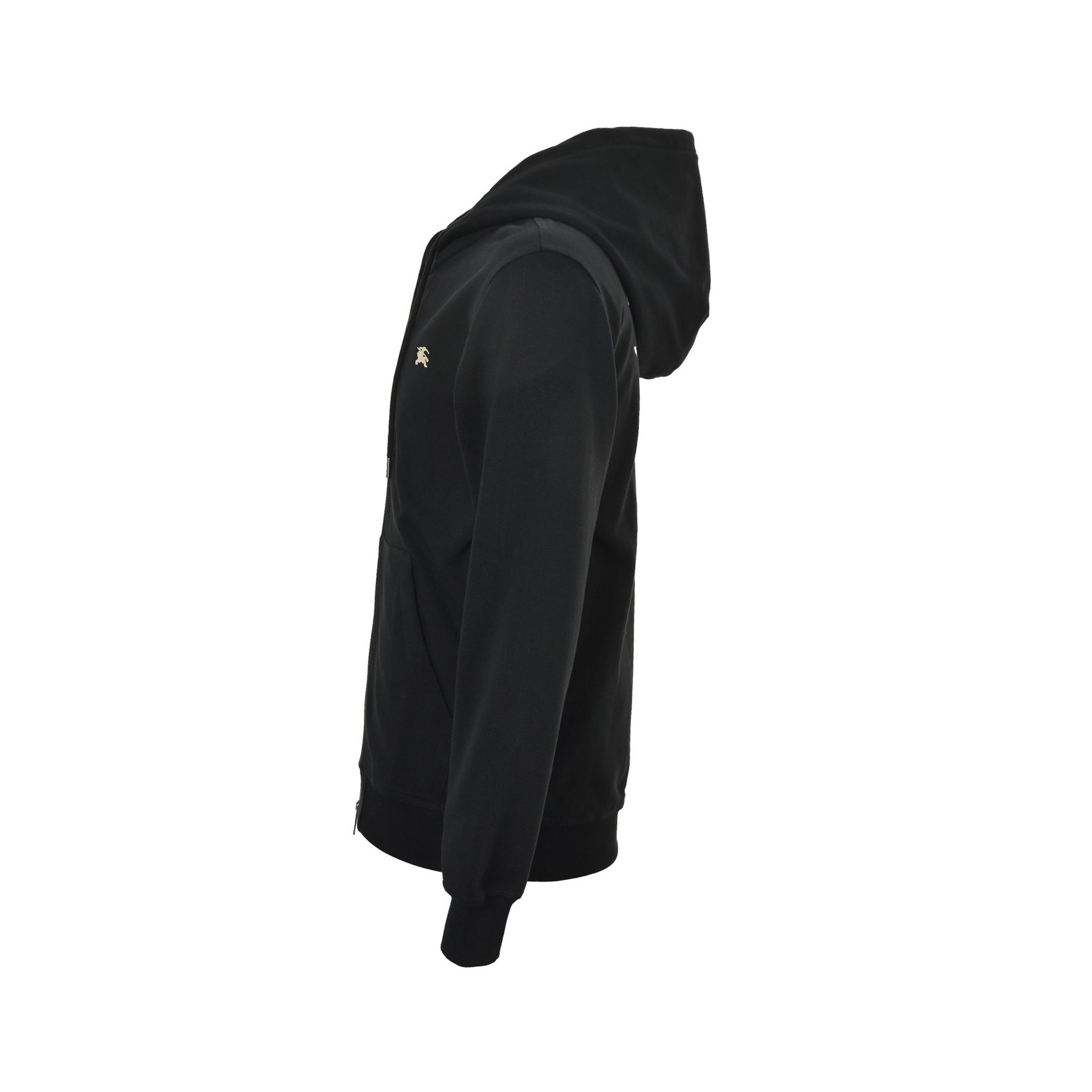 Burb*rry 25FW Cross Stitch Equestrian Knight Embroidered Zip Hoodie