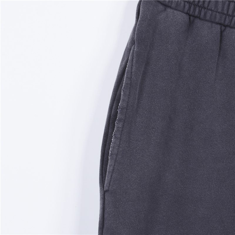 Balenci*ga Distressed Tape Logo Print Trousers