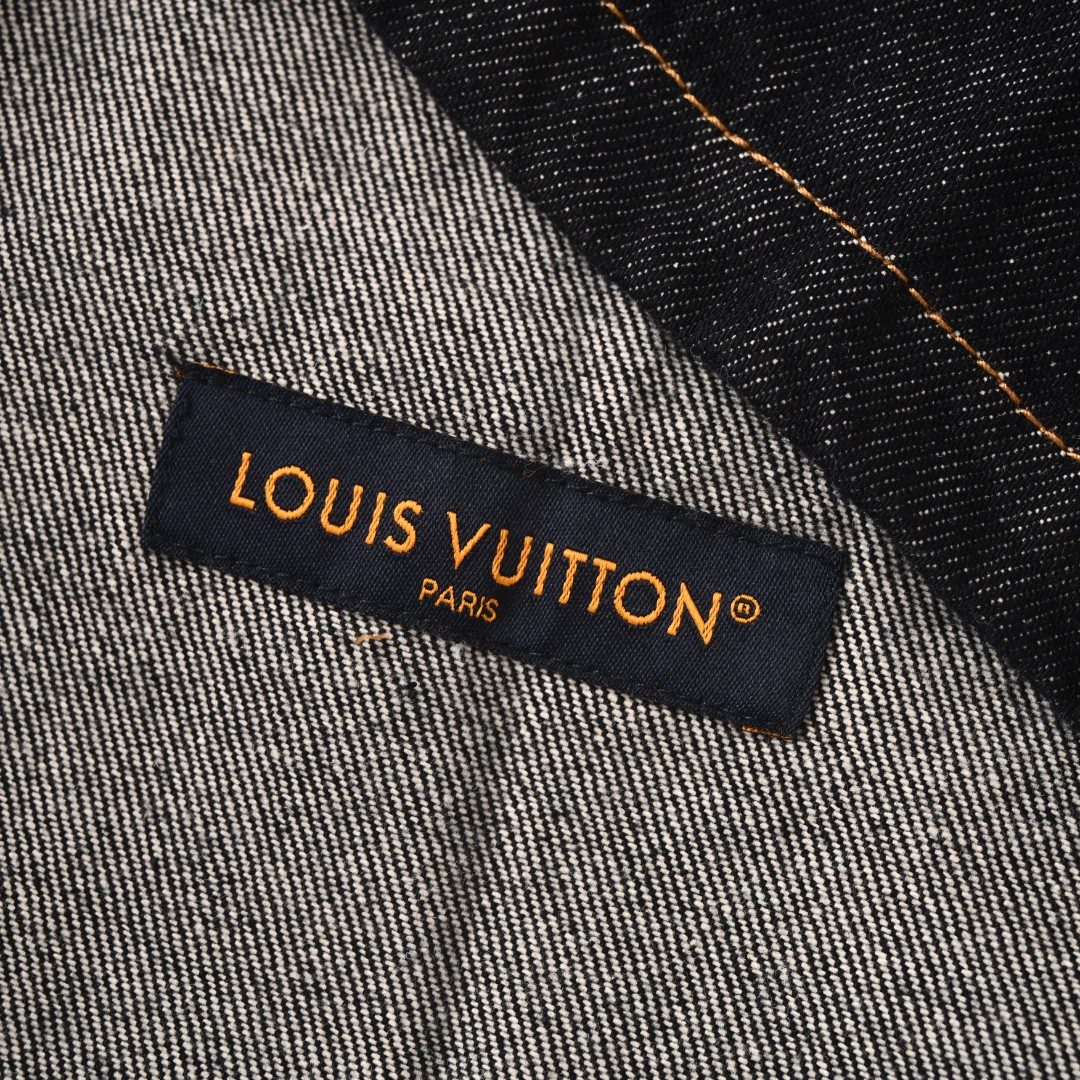 1V Patchwork Embroidered Denim Jacket