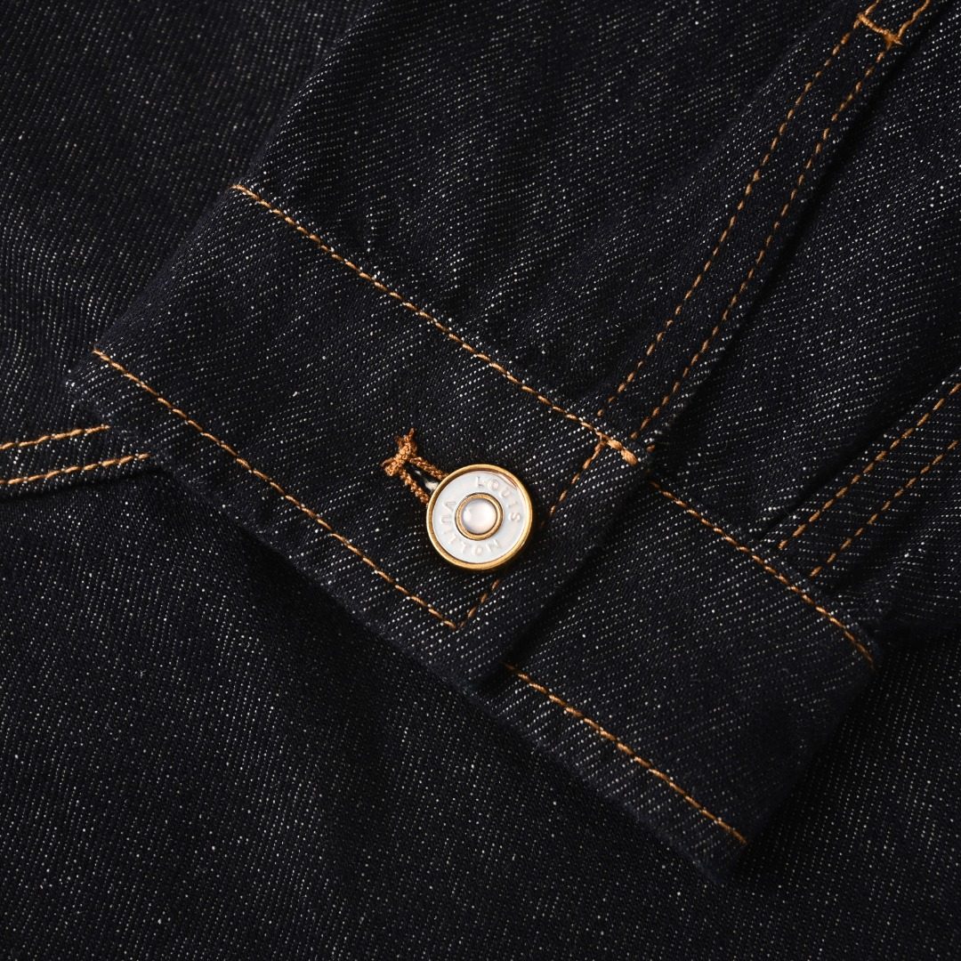 1V Patchwork Embroidered Denim Jacket