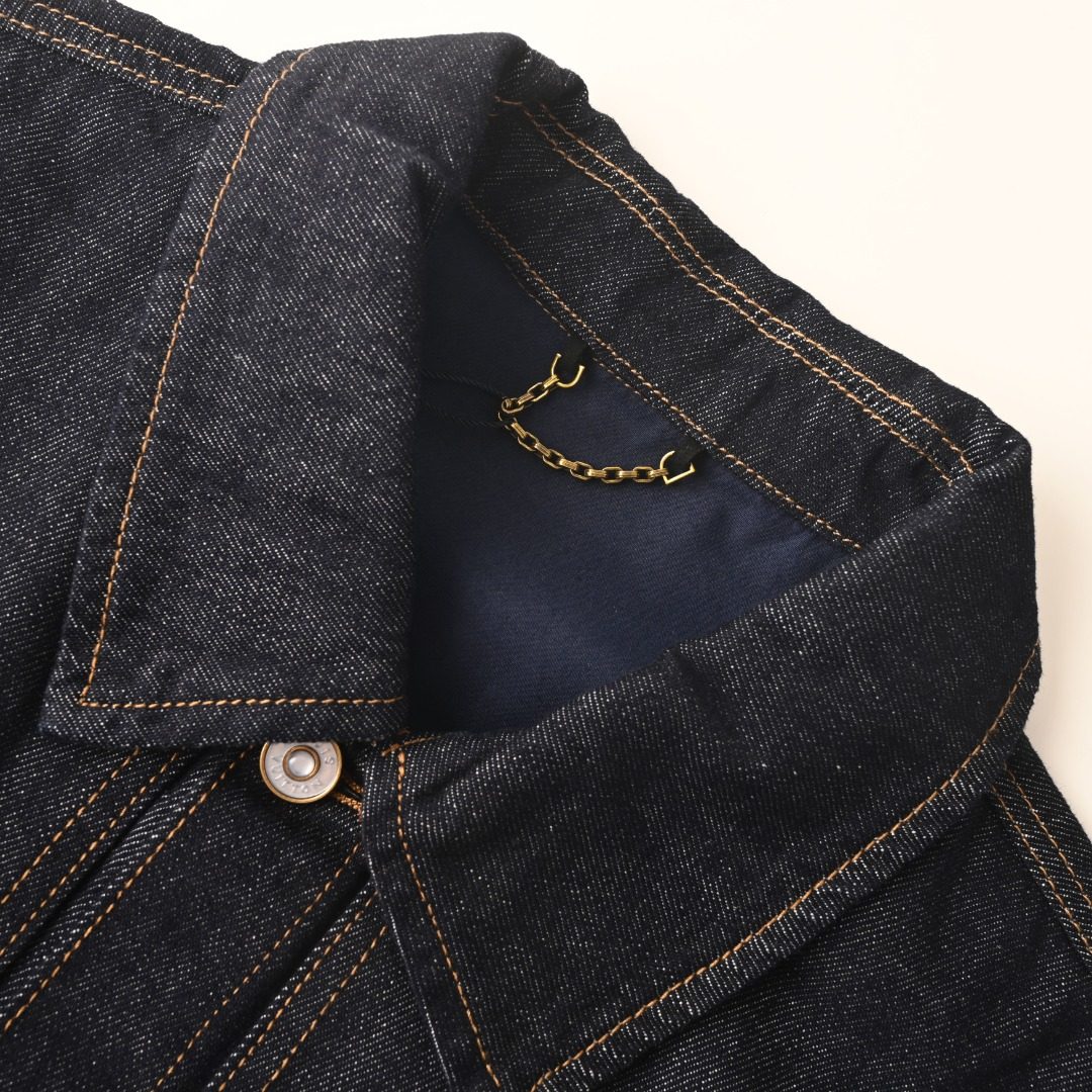 1V Patchwork Embroidered Denim Jacket