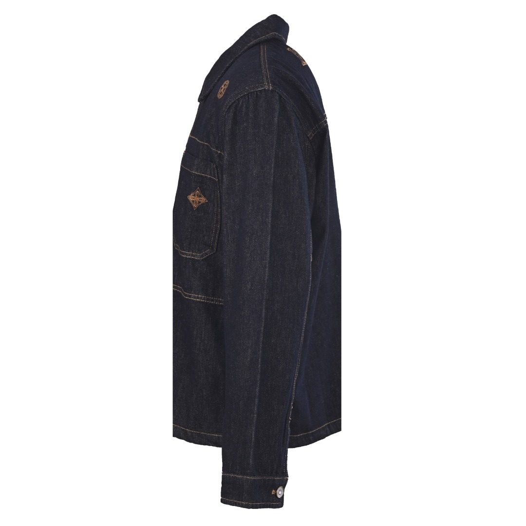 1V Patchwork Embroidered Denim Jacket