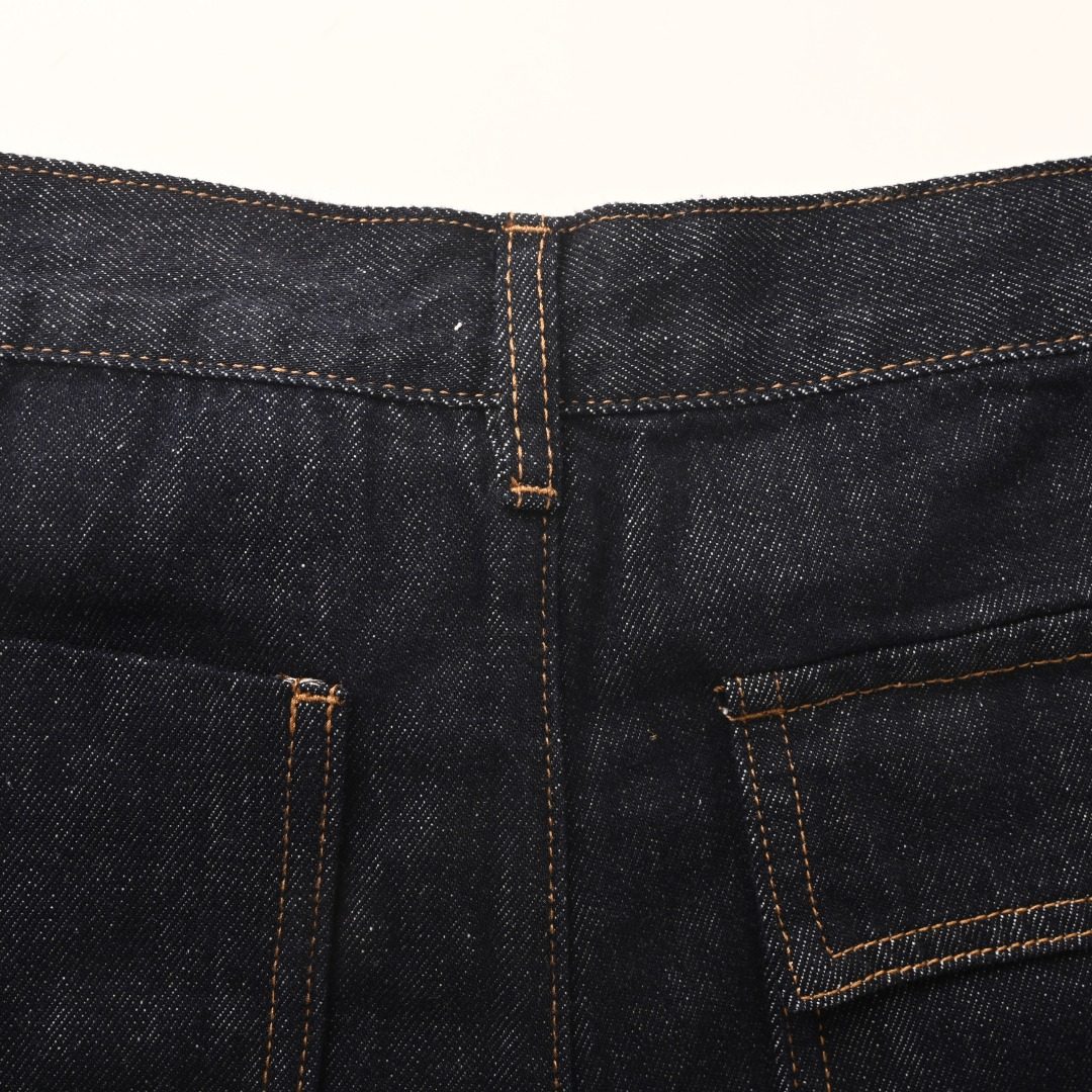 1V Patchwork Embroidered Denim Trousers