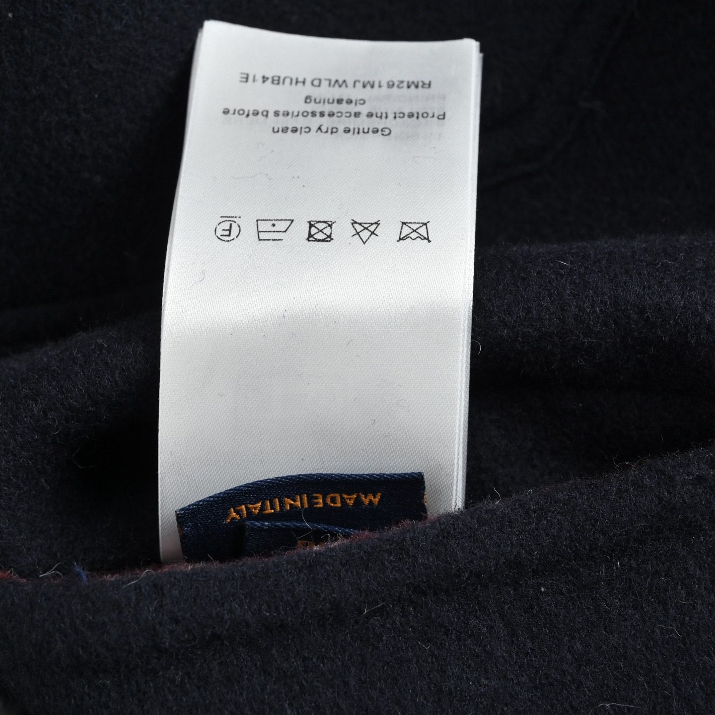 1V 25FW Reversible Monogram Wool Jacket
