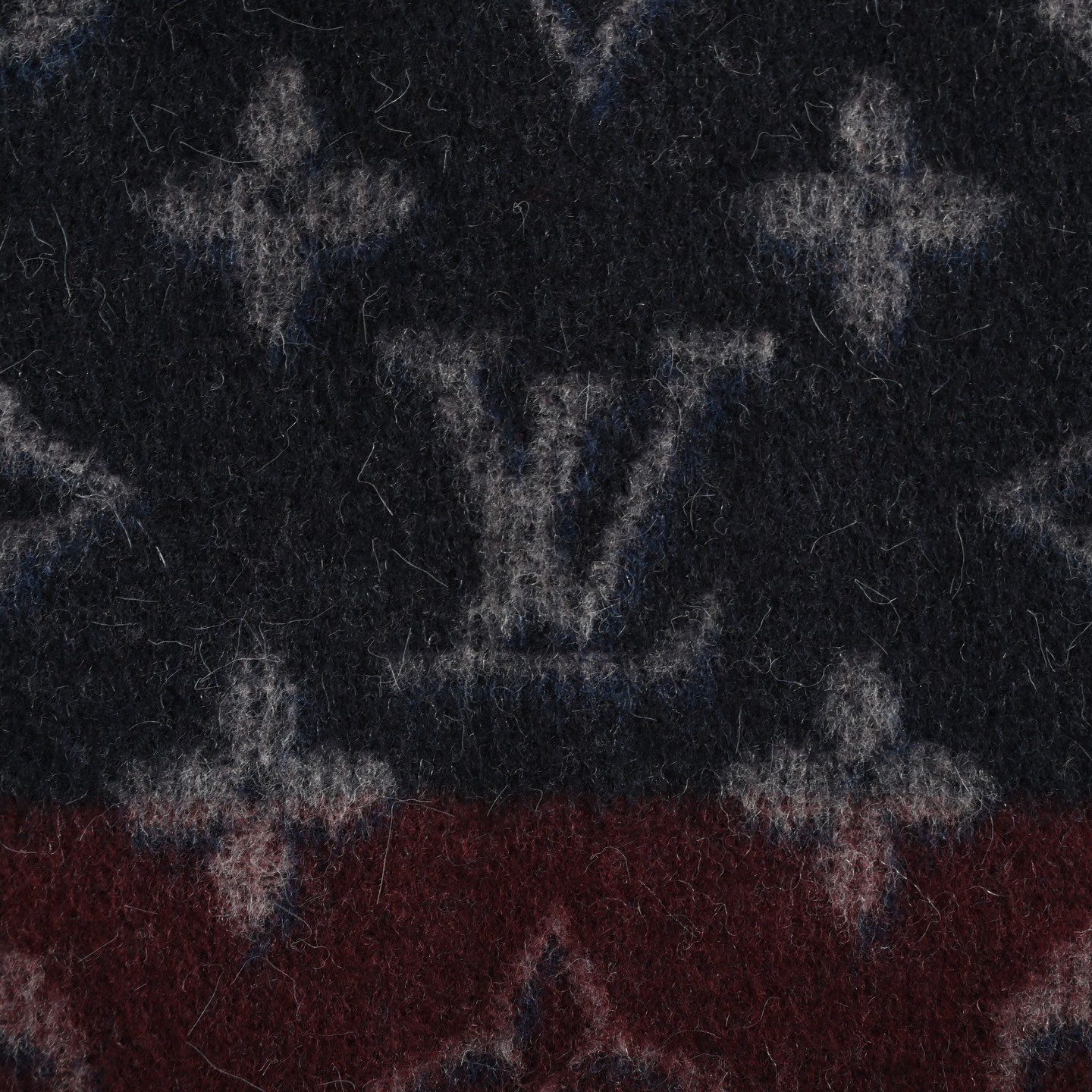 1V 25FW Reversible Monogram Wool Jacket