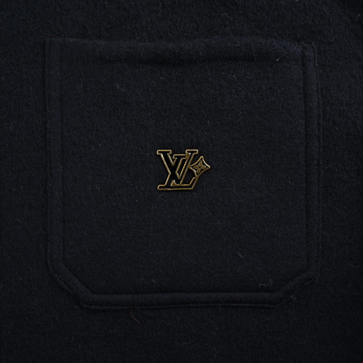 1V 25FW Reversible Monogram Wool Jacket
