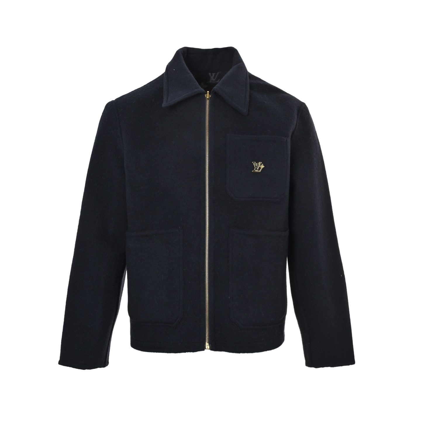 1V 25FW Reversible Monogram Wool Jacket