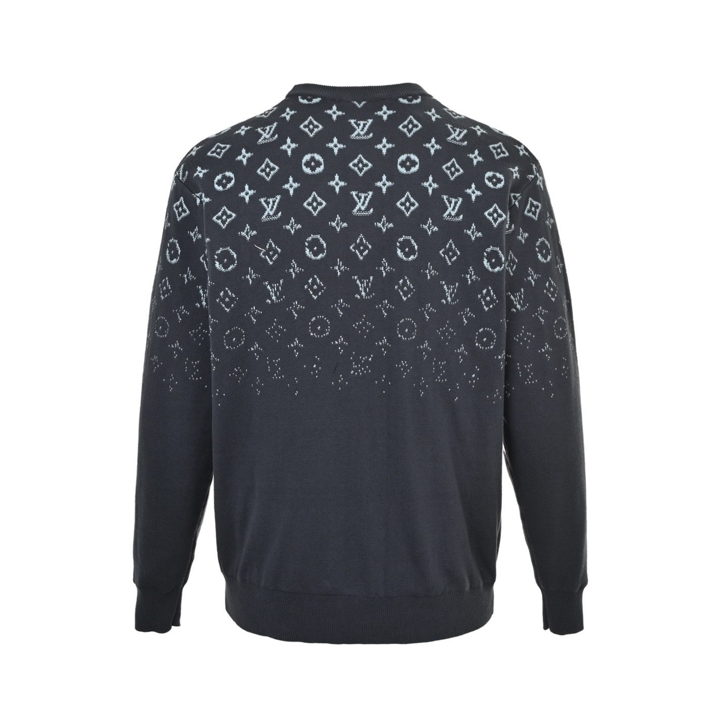 1V Gradient Monogram Jacquard Crewneck Sweater